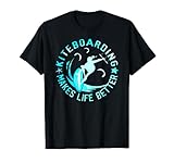 Damen Kiteboarding Kitedrachen Kitesurfing Kitesurfen T-Shirt
