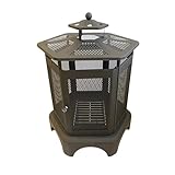 SOUK ONE Feuerstelle Feuerkorb 90 cm Höhe Terrassenfeuer Mallorca Gartenfeuerstelle