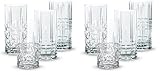 Nachtmann 4-teiliges Longdrinkgläser Set, 445 ml, Highland, 97784, Cocktailgläser aus Kristallglas, Trinkgläser spülmaschinenfest (Packung mit 2)