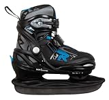 Roces Jungen Moody Ice 3.0 Boy Schlittschuhe, Black-Astro Blue, 36-40