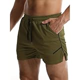DUHENWU Herren Sport Shorts Sommer Kurze Hosen Bequeme Einfarbig Trainingshose Elastische Taille Atmungsaktiv Laufshorts Basic Kordelzug Retro Tennishose Running Gym Sporthose Mit Taschen Shorts