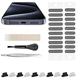 YIIWONI 37 Stück Reinigungsknete für Handy,Handy Staubschutz Set,Smartphone,Handy Reinigungsset,Professionelles Reinigungsset inkl,iPhone Lautsprecher Schutz für Type-c und iPhone