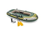 Intex 68347NP - Aufblasbares Schlauchboot Seahawk 2, 2 Personen, mit Zubehör, PVC, Mehrfarbig, 236x114x41 cm