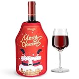 NEWGO Kühlmanschette Wein Aktiv Weinkühler Flaschenkühler Manschette Interessanter Weinkühler, Champagner, Rotwein, Flaschenkühlerhülle, wasserdichtes Material, Urlaub, Party, Geschenk