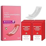 YPYMOD Whitening Strips, Zahnaufhellung, 28 Aufgerüstete Streifen für Zahnaufhellung, Peroxidfreie Bleaching-Zahnstreifen