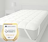 Besonders weicher Matratzenschoner 100x200cm - Matratzenauflage für Matratzen bis 30cm - Bei 60°C waschbar & Öko-Tex für mehr Hygiene im Bett - Unterbett als Schutz für Boxspringbett & Topper