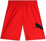 PUMA Badehose für Jungen, schnell trocknend, mit Taschen und Netzfutter, Badehose für Jungen (Größen 36-48), Rot/Ausflug, einfarbig (Getaway Solids), 18-20
