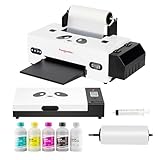 DTF Drucker L1800 T-Shirt Drucker mit Rolleneinzug, A3 DTF Drucker mit direktem Filmdruck und Vorwärmen
