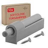 LouMaxx Türdämpfer 10 Stück - Dämpfer für Schranktür für Küchenmöbel/Schränke zur Montage für Softclose