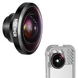NEEWER 8mm Fisheye Handy Objektiv mit 220° Weitwinkel für 17mm Gewinde Telefonkäfig/Telefonhülle/Telefonklammer, LS-29