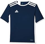 Adidas ENTRADA 18 JSY T- Männer T-Shirt,blau (dark blue/White), 13-14 jahre