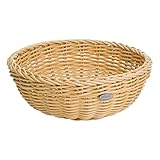 Westmark Mehrzweck-Korb, Geeignet für Hotel und Gastronomie, Rund, Ø ca. 23 cm, Höhe: ca. 9 cm, Synthetikfaser, Saleen Edition, Hellbeige, 02010330101