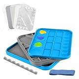 HondoKet Stay Wet Palette für Miniatur-Malset, Farbtablett, Pinselhalter, Farbmischung, Aufbewahrung