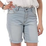 Lee Cooper Wopara Damen-Bermudas aus Jeansstoff, Blau, blau, 32W