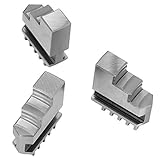 Baxnore 3PCS K11 80 Backenfutter, 20CrMnTi selbstzentrierendes Spannfutter, selbstzentrierendes Drehfutter, Metalldrehfutter, Spannfutter, Drehteile für die Metallbearbeitung
