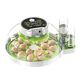 Brutautomat Vollautomatisch, 16-60 Egg Inkubator Hühner mit Automatischem Wenden Brutappara