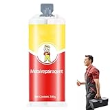 82~95MPA Super -Glue -Gel - 40 ℃～ 200 ℃ Kein Run -Präzisionstipp, schnell trocknender Klebstoff | Verbindungsformel, ultraleiner Griff für Metallreparaturen, zuverlässige Hochfestsiegel für Glas, Ho