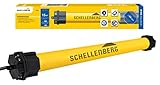 Schellenberg 20640 Rolladenmotor MAXI Standard 40 Nm, mechanische Endlageneinstellung, Rohrmotor für 60 mm Welle, bis 15 m² Rollladenfläche, Set inkl. Wandlager