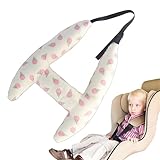 Vgvgaj Nackenkissen für Kinderautositze, Reise-Nackenstützen-Autositzkissen | Weiches Nackenkissen mit H-Design | Reisekissen für Fernreisen, Kinderkörperkissen für Autos, abnehmbar für Roadtrips