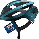 ABUS 78161 Fahrradhelm, Blau (Steel Blue), M (52-58 cm)