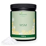 MSM Pulver Vegavero ® | Nachfüllbare Dose | 99,9% rein Methylsulfonylmethan | 1 kg Organischer Schwefel | Laborgeprüft & Ohne Zusatzstoffe | Vegan