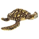 Messing Feng Shui Statue Schildkröte Statue Reichtum Figur Gold Schreibtisch Home Indoor Outdoor Dekorative Sammler Briefbeschwerer Feng Shui Deko Turtles Figuren