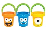 GOWI Lustige Monster Eimer Set, 3 Stück im Netz