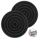 2 Stück Drehscheibe Universal Drehteller 360° Rund Drehplatte mit Stahlkugellagern, 20cm Drehbar Plattform für Laptops Monitor TV Lautsprecher Handwerk Pflanzen Küche