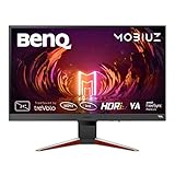 BenQ MOBIUZ EX240N 24 zoll FHD 1080p Gaming Monitor, 165Hz, 1ms MPRT, AMD FreeSync Premium, Gaming-Farbmodi, HDRi-Technologie, HDR10, Light Tuner, Black eQualizer, Integrierte Lautsprecher, Eye-Care