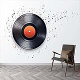 Fototapete Musiknoten 3D Effekt Vliestapete Musik Foto Tapete Wohnzimmer Schlafzimmer Flur Wandtapete Motivtapeten Bildtapete Wand Deko 300x210 cm 1061a