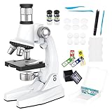 yupeuooe Mikroskop für Kinder | 100X bis 1200X Experiment | Mikroskop-Set Für Kinder Und Anfänger,Für Schule Klassenzimmer Und Zuhause Für Mädchen Schüler Amateurwissenschaftler