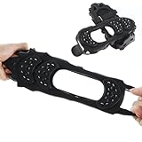 Anti-Rutsch-Eiskrallen - Eisklampen für Schuhe und Stiefel | Edelstahl Schnee rutschfeste Schuhüberzüge 30 Zähne Outdoor Eisklampen Winter Schnee Greifer für Walk Traktion Cleats für Sneaker, Stiefel