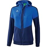Erima Damen Squad Tracktop Jacke mit Kapuze (1032018), new royal/new navy, 38