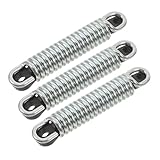 SOPOTUTU 3 Stück Fahrrad Anhänger Kupplungsadapter Feder aus Legierung Wetterbeständig Einfach zu Montieren und Lösen Vielseitig Kompatibel für Lastenfahrräder Sichere Anhängerverbindung