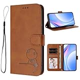 Hülle für iPhone 6/7/8/SE 2020/iPhone SE3, Lederhülle Premium Flip Handyhülle Handytasche Schutzhülle Etui Tasche Case mit Kartenfach Standfunktion Magnetverschluss für iPhone 6/7/8/SE 2020,braun