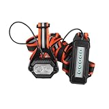 Toddmomy 1 Set Nachtlauflicht Wiederaufladbare Batterie Herren Lampe Gürtel Weste Tragbares Lauflicht Schwarz USB Reflektierender Gurt Lauflicht Magnetische Brust Outdoor Lauflicht LED