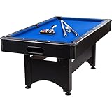 GAMES PLANET 6 ft Billardtisch Trendline“ + Zubehör, 12 Farbvarianten, 184 x 108 x 82 cm (LxBxH)