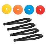 RoseFlower Fußballtor-Trainingsscheiben - 4 PCS Zielscheibe für Fußball, Kinderfußball-Ausrüstung, reaktive Trainingsscheiben für Kinderfußball