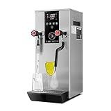 NADYE Kommerzieller Milchaufschäumer, 220 V, vollautomatische Dampfmaschine zum Aufschäumen von kochendem Wasser, elektrischer Kaffeeschaumbereiter, für Kaffee, Milch, Bubble Tea, Milchtee