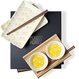 Moritz & Moritz 8-tlg. Sushi Geschirr Set für 2 Personen - Sushi Servierset mit 2x Sushi-Teller, Dip-Schälchen und Stäbchen