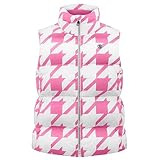 Poivre Blanc - Ärmellose Daunenjacke 1205 Check Lolly Pin Damen - Größe L - Rosa