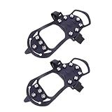 BESPORTBLE 2 Stück rutschfeste Steigeisen Überschuhe Für Schnee Und EIS Praktische Überzieher Für Bergschuhe Ideal Für Winteraktivitäten Und Outdoor Sportarten
