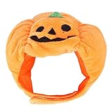 Halloween Pet Pumpkin Hut, Kostüm für Hunde und Katzen, Party -Cosplay -Accessoire, Halloween -Kürbishut, Haustier