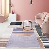 MOXIC Teppich, rechteckig, weich, abstrakte Kunst, für Wohnzimmer, Indoor und Outdoor, Fleece, rutschfest, für Babyzimmer, 1,8 x 2,7 m