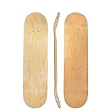 bimiti 2 Stück DIY Blank Skateboard Deck, 7-lagigem Ahorn-Deck konkaves Skateboard, für Kinder,Erwachsene, Mädchen, Jungen, Anfänger und Profis