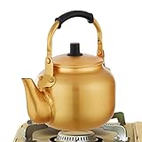Teekessel für Herdplatte,Aluminiumkessel - Offene Lagerfeuer-Kaffee-Teekanne aus Aluminium | Wasserheiztopf, Aluminium-Teekessel, Kaffeekanne für Zuhause, Grillparty, Camping, Kaffeekanne