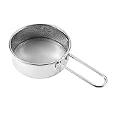 PUYUNA Mehlsieb, Sieb, feinmaschiges Sieb, Mehlsieb for Backen, Siebe, feinmaschiges Puderzuckerstreuer, Staubwedel for Backen von Kuchen und Brot