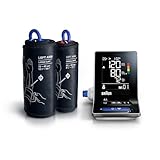 Braun ExactFit 3 Oberarm-Blutdruckmessgerät | Klinisch nachgewiesene Präzision | Farbcodierte Anzeige | 2 Manschettengrößen | Für den nicht-kommerziellen Gebrauch | BUA6150