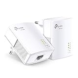 TP-Link Powerline Adapter Set TL-PA717 KIT(1000Mbit/s, Gigabit-Port, Plug&Play, Kompatibel mit Allen HomePlug AV/AV2 Powerline Adaptern, Ideal für Media-Streaming