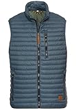 camel active Herren Steppweste aus recyceltem Polyamid Tintenblau, menswear-54